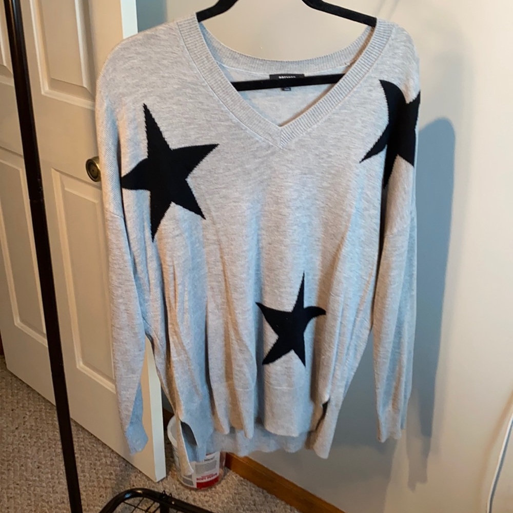 Star print sweater